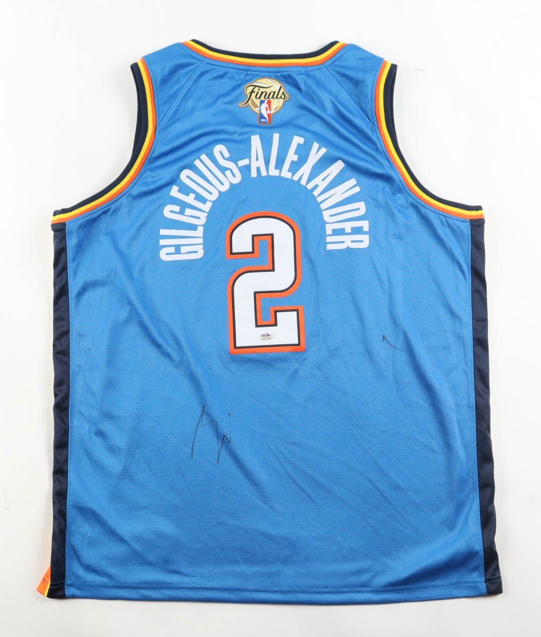 Shai Gilgeous-Alexander Signed OKC Thunder Nike Authentic Finals Edition Jersey
