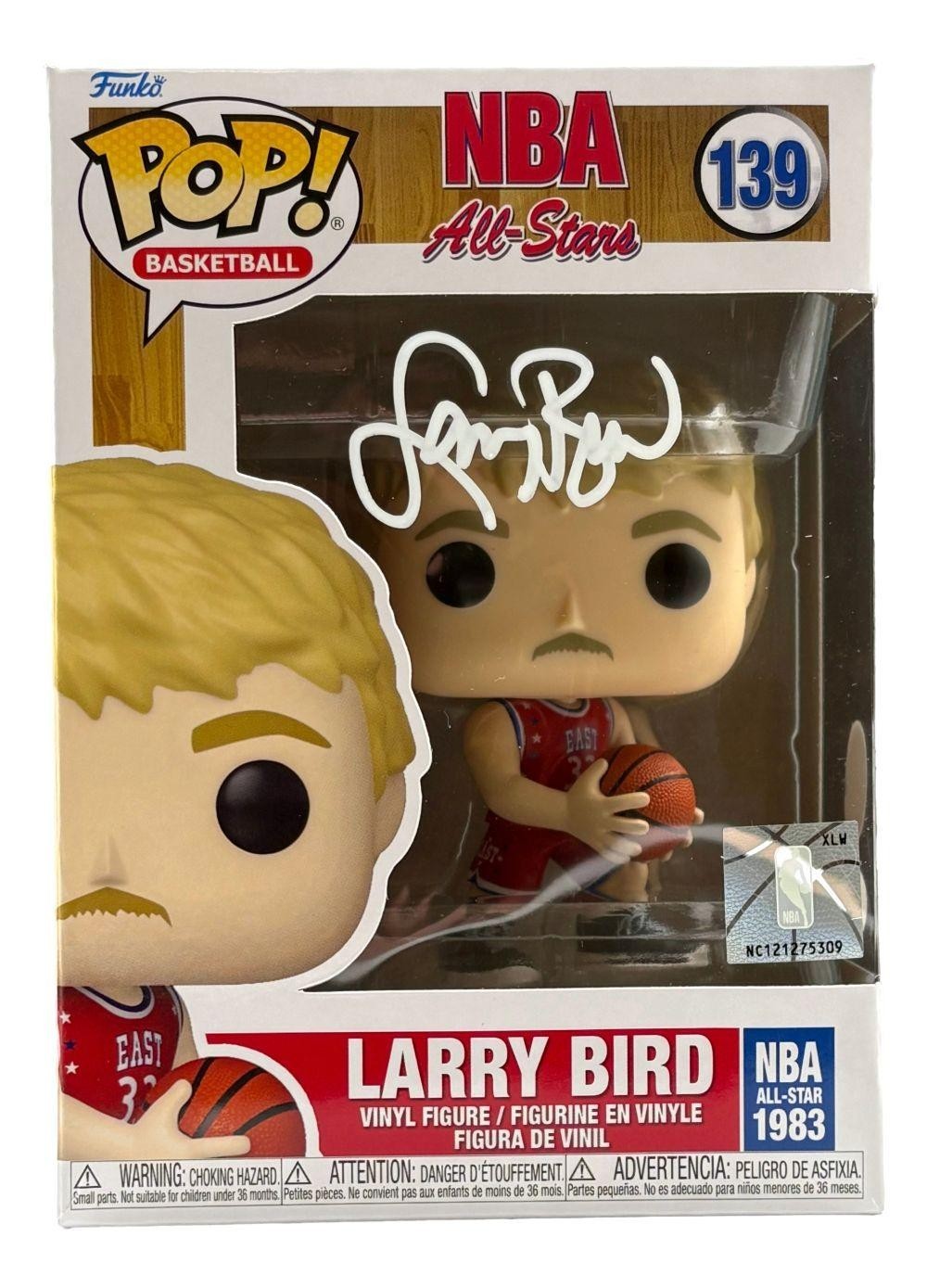 🏀 Larry Bird Autographed NBA All-Stars #139 Funko Pop! Vinyl Figure – PSA