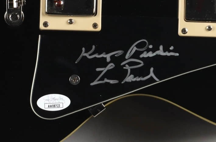 🎸 Les Paul Signed Epiphone Electric Guitar Inscribed “Keep Pickin” – JSA Certif