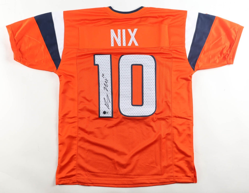 Bo Nix Signed Denver Broncos Jersey – Beckett Certified Autograph