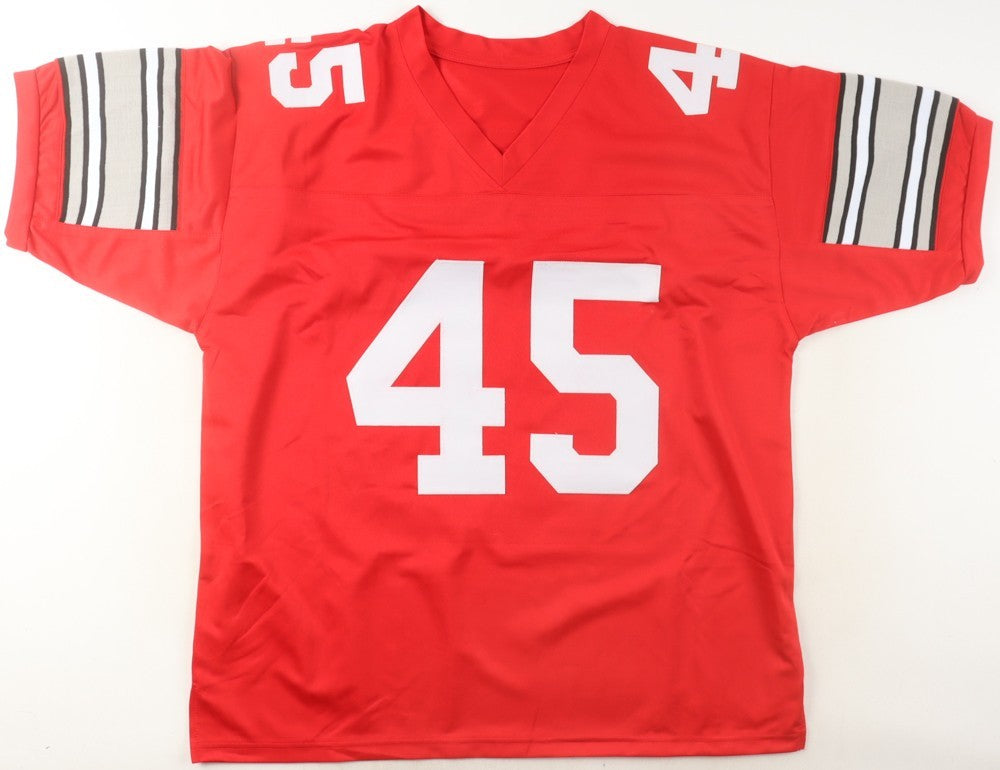 Archie Griffin Signed Jersey Inscribed "H.T. 1974/75" (Beckett)