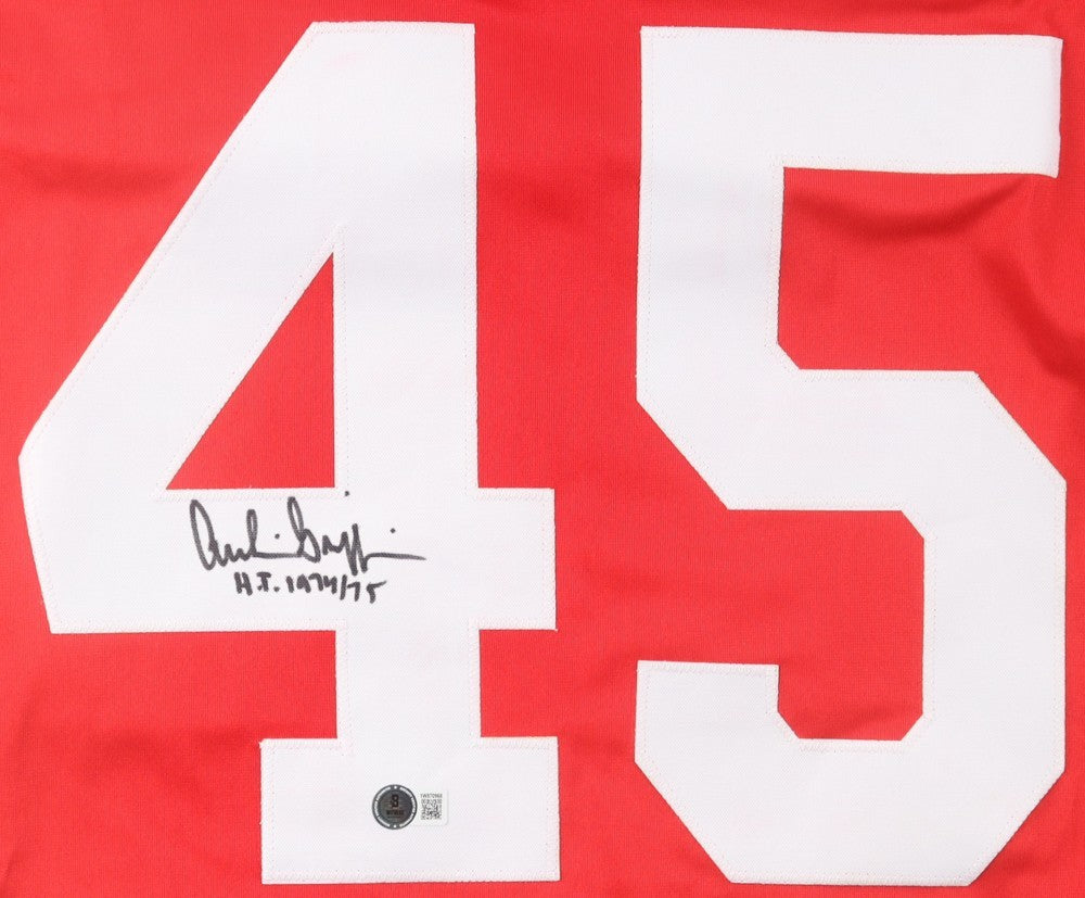 Archie Griffin Signed Jersey Inscribed "H.T. 1974/75" (Beckett)