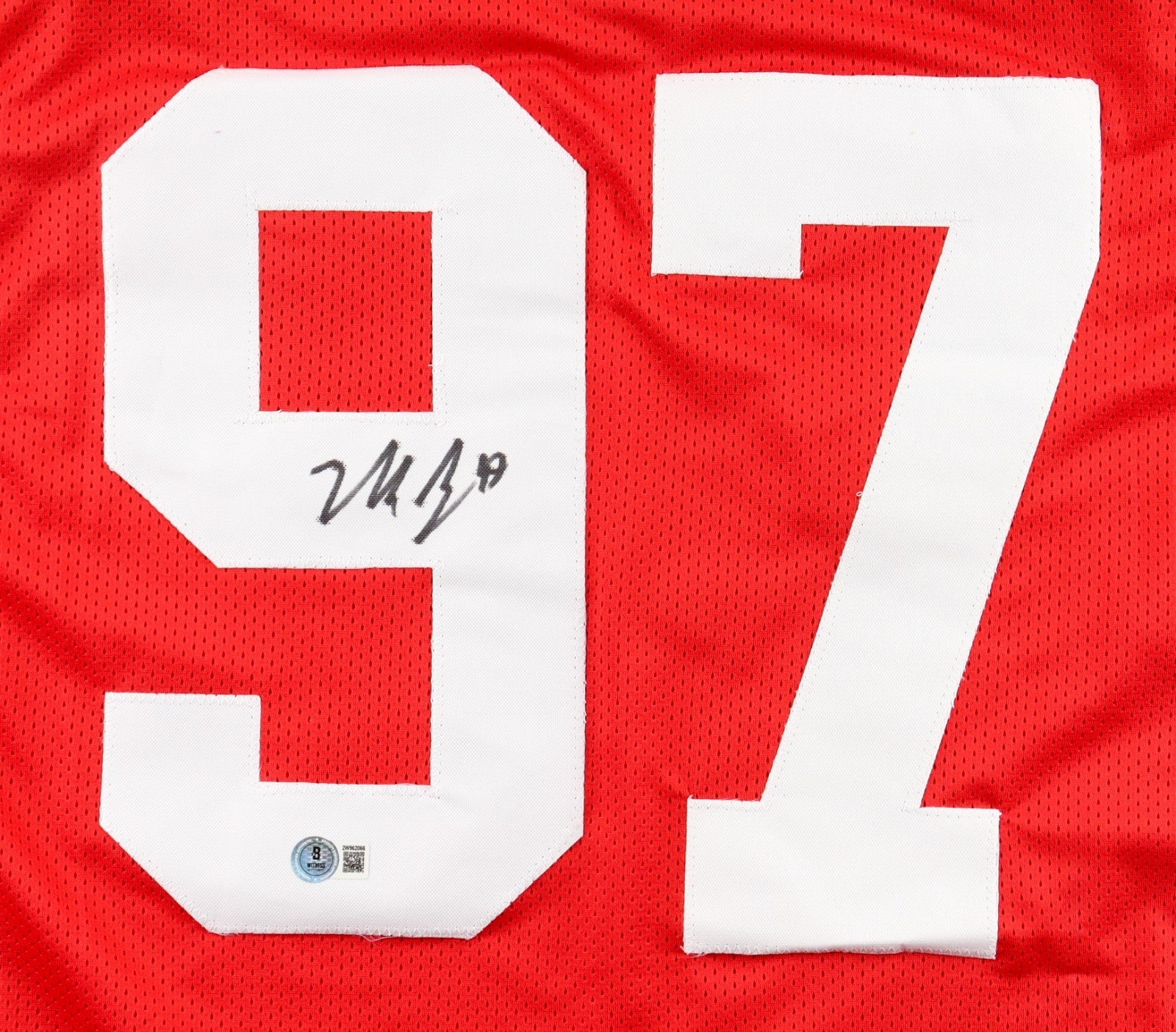 Joey Bosa Signed Ohio State Buckeyes Jersey Beckett COA