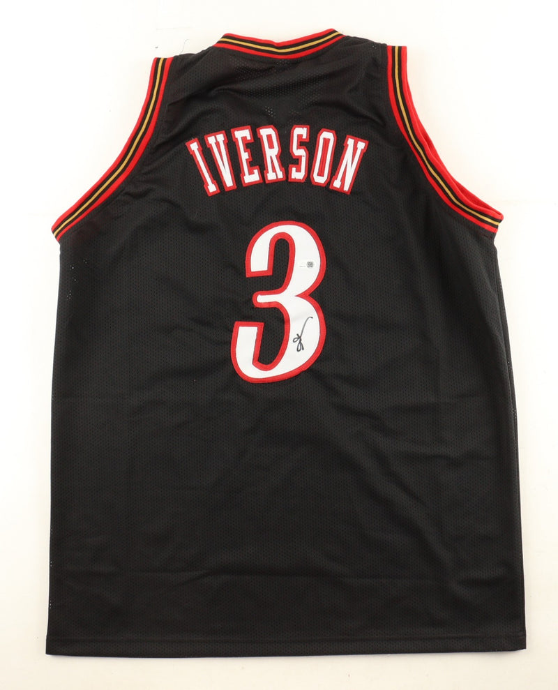 Allen Iverson Signed Black Jersey – JSA Certified Autograph