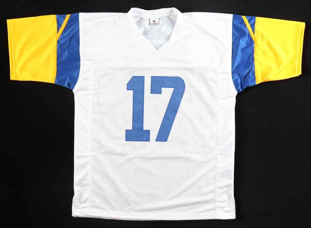 Davante Adams Autographed/Signed White LA Rams Jersey (Beckett Witness)