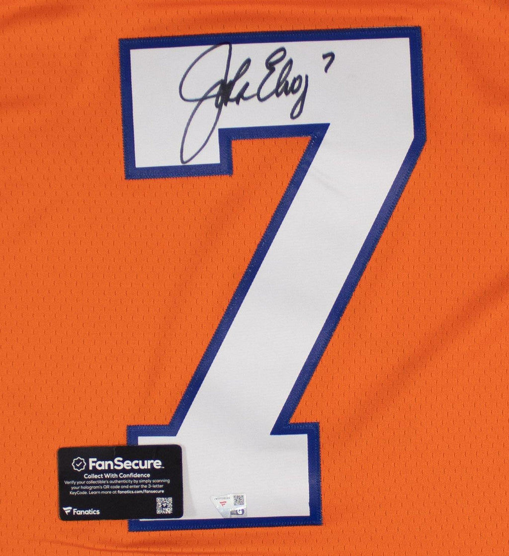 John Elway Signed Denver Broncos Mitchell & Ness Throwback 1990 Legacy Jers