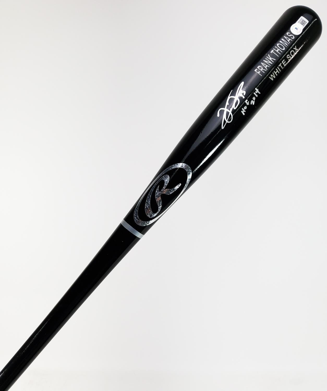 Frank Thomas Autographed Rawlings Game Model Baseball Bat – Inscribed “HOF 2014”