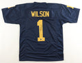 Roman Wilson Signed Michigan Wolverines Blue Jersey – Beckett Certified Autograp