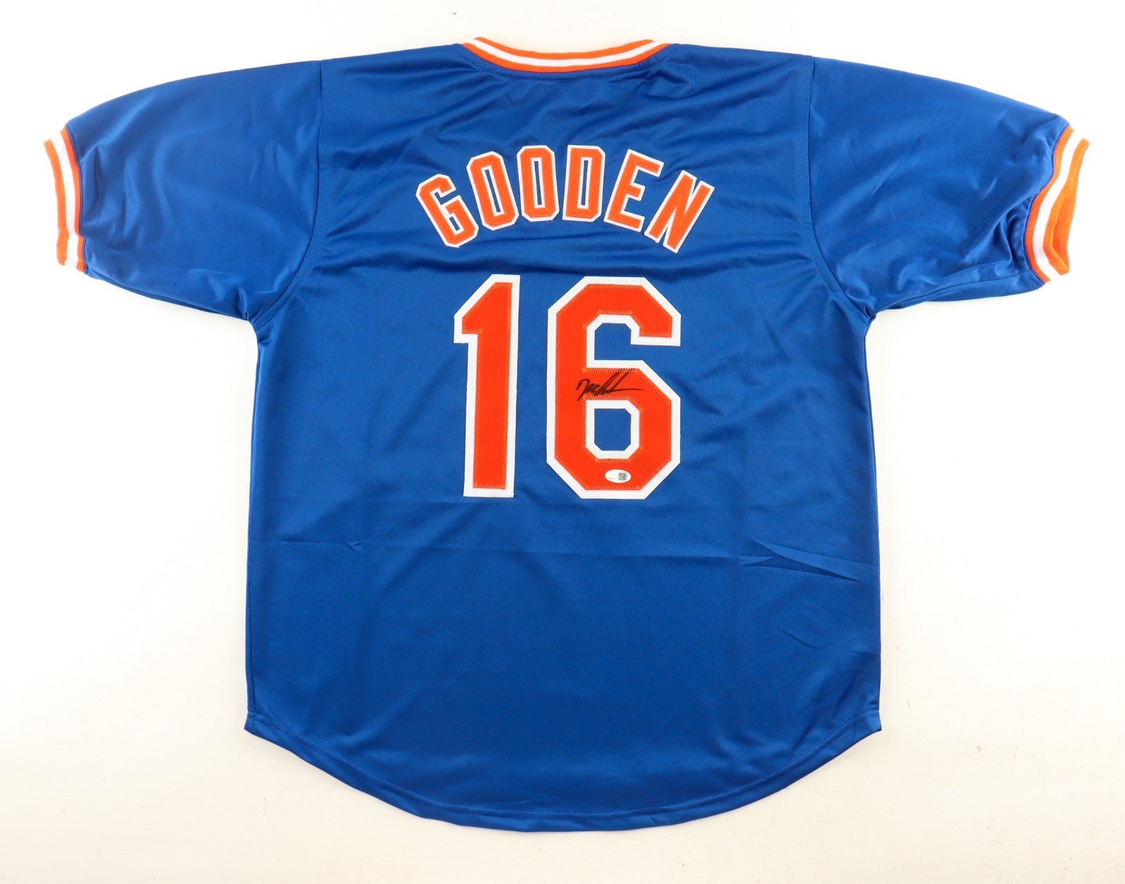Dwight “Doc” Gooden Signed New York Mets Blue Jersey – JSA Certified Autograph