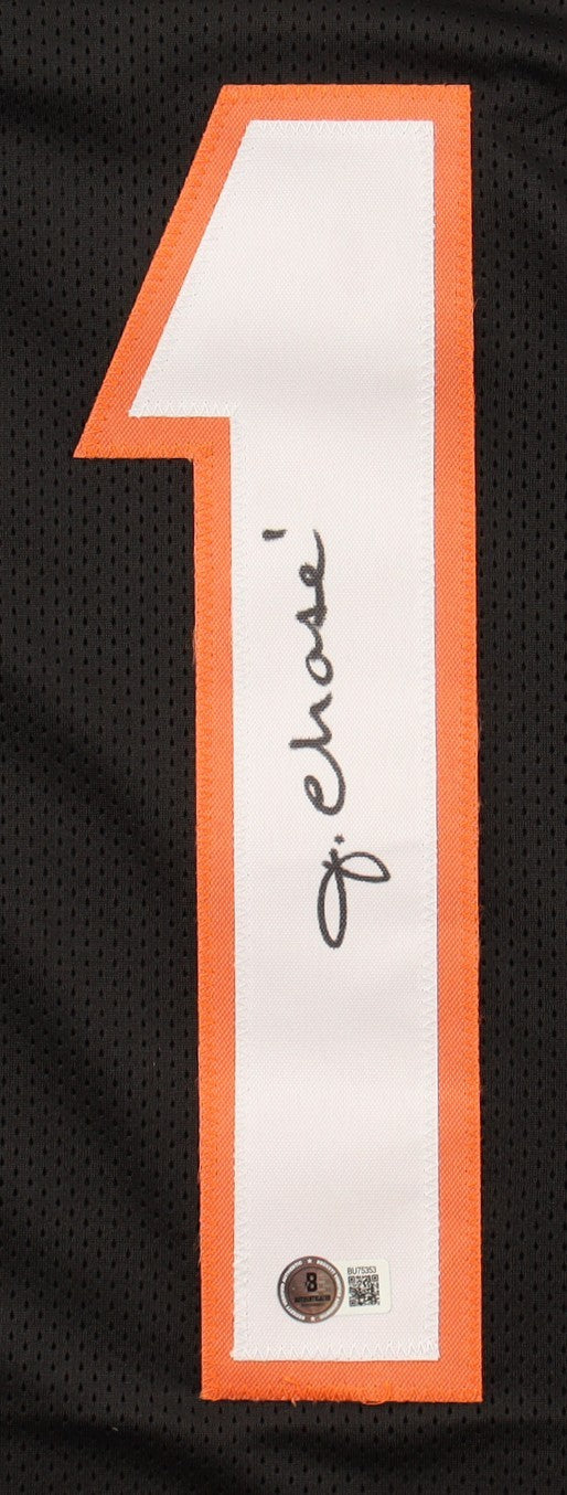 Ja’Marr Chase Signed Cincinnati Bengals Black Jersey – Beckett Certified Autogra