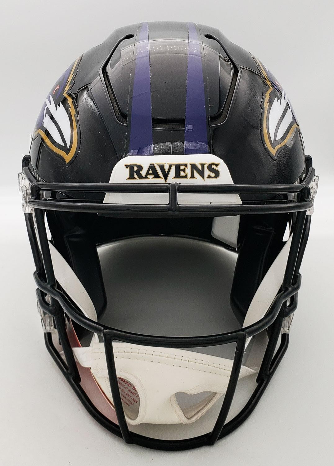 Derrick Henry Autographed Full-Size Baltimore Ravens On-Field SpeedFlex Helmet –
