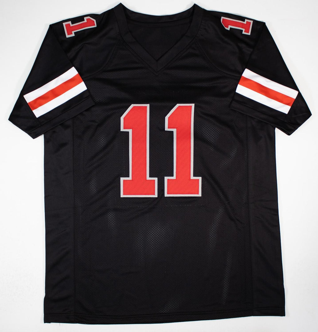 Jaxon Smith-Njigba Autographed Ohio State Buckeyes Jersey Rare Black – Beckett