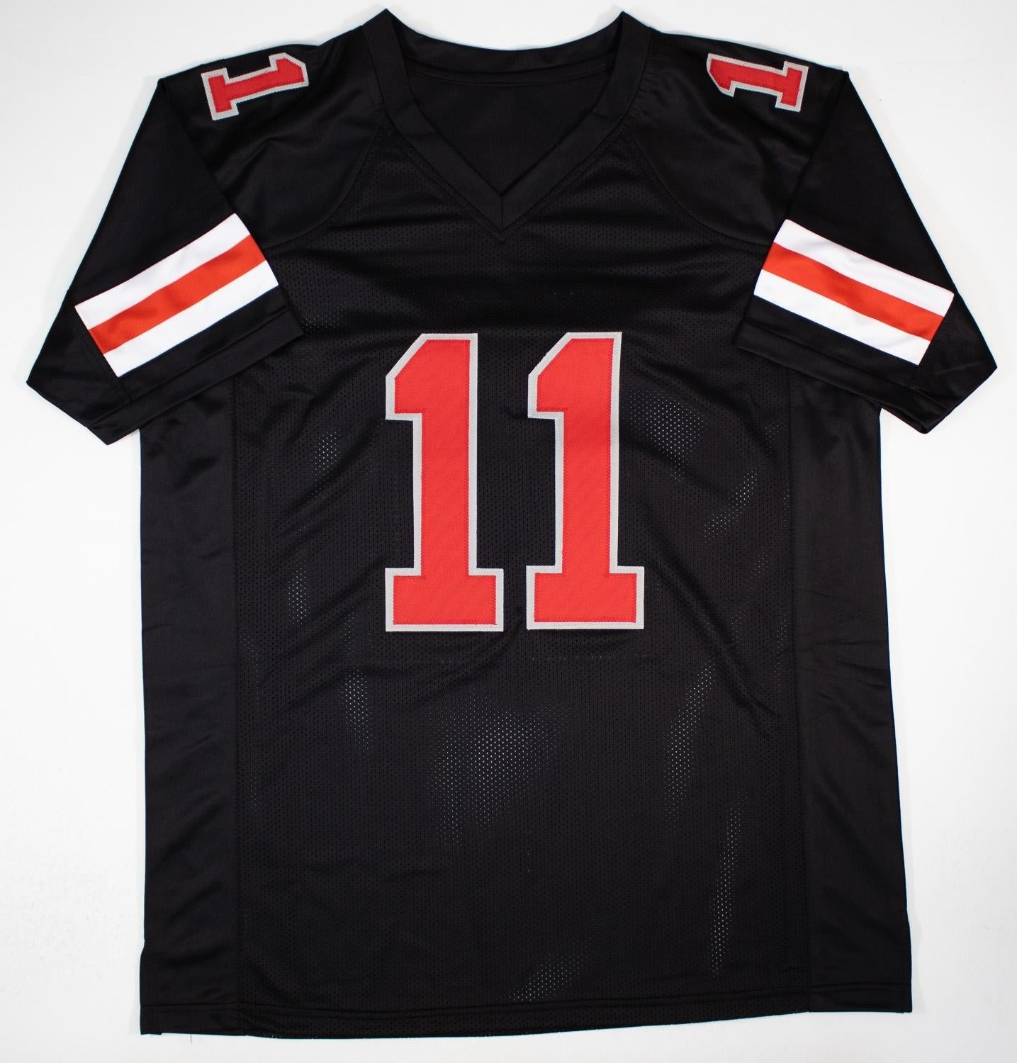 Jaxon Smith-Njigba Autographed Ohio State Buckeyes Jersey Rare Black – Beckett