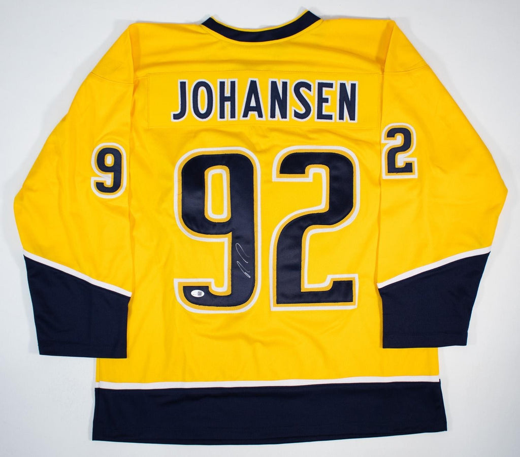 Ryan Johansen Autographed Nashville Predators Custom Jersey – JSA Witness Certif