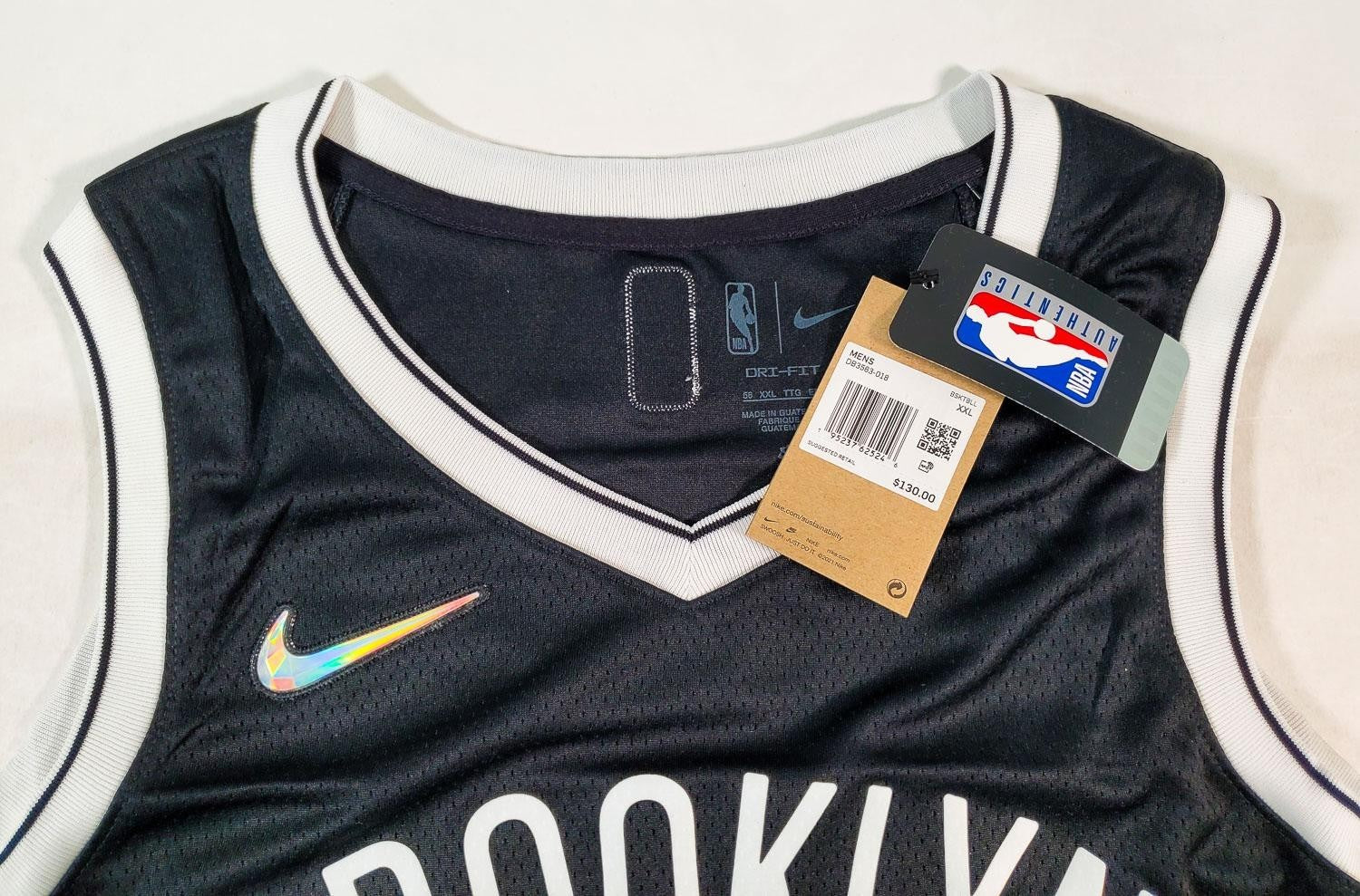 Brooklyn Nets Kyrie Irving #11 Nike NBA Swingman Mens NBA Authentics Icon Editio