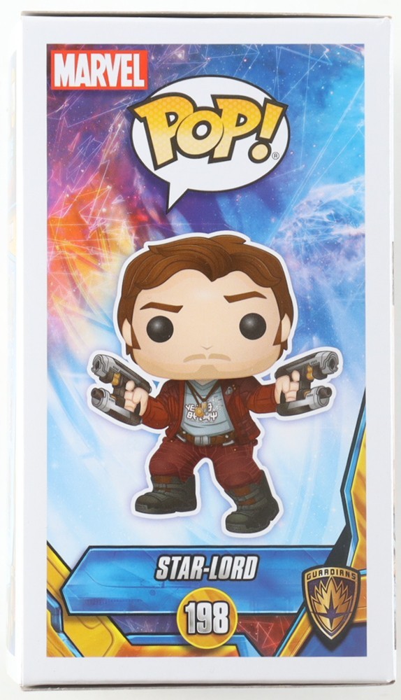 Chris Pratt Signed Guardians of the Galaxy Vol. 2 #198 Star-Lord Funko Pop! | Be