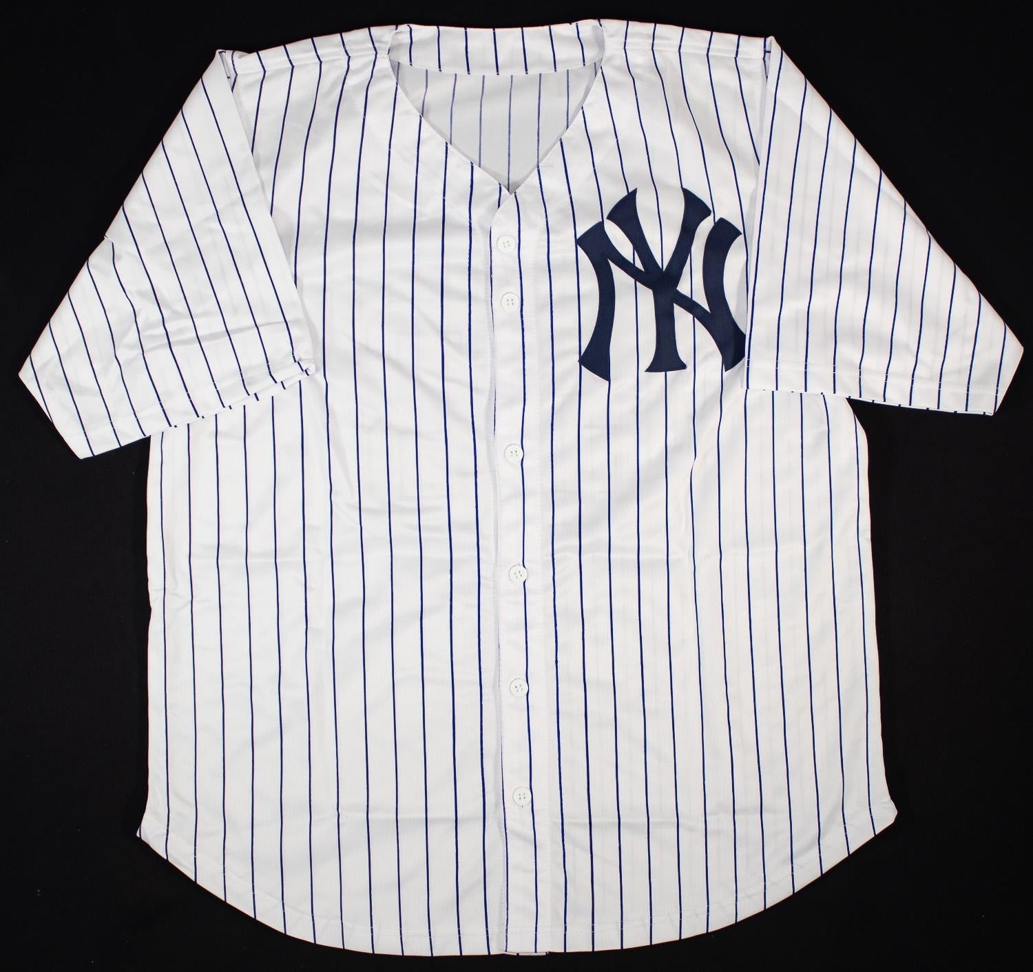 Deivi García Autographed New York Yankees Custom Jersey – JSA Witness Certified