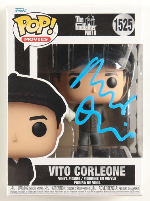 Robert De Niro Signed The Godfather Part II #1200 Vito Corleone Funko Pop! ACOA