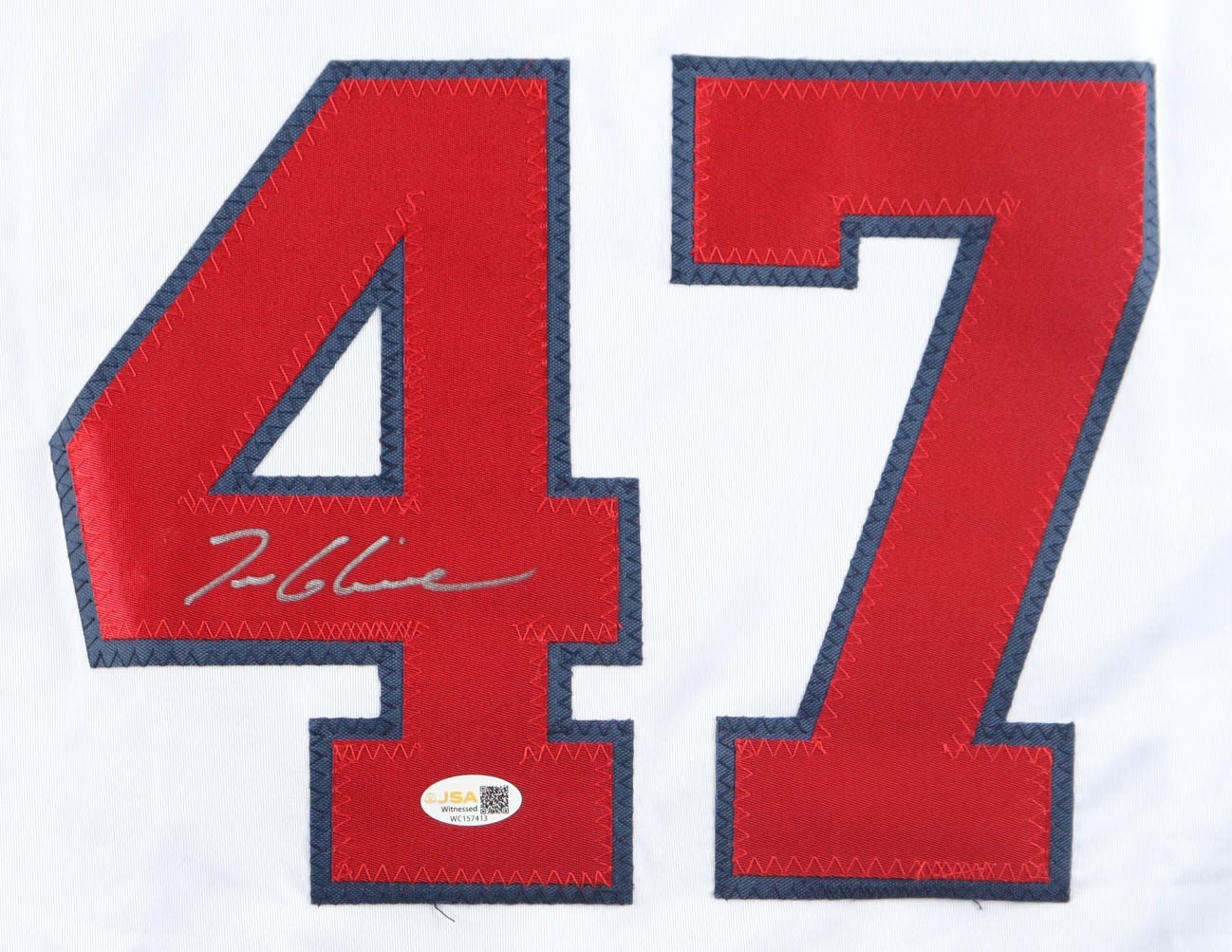 Tom Glavine Signed Jersey – JSA Certified Autograph