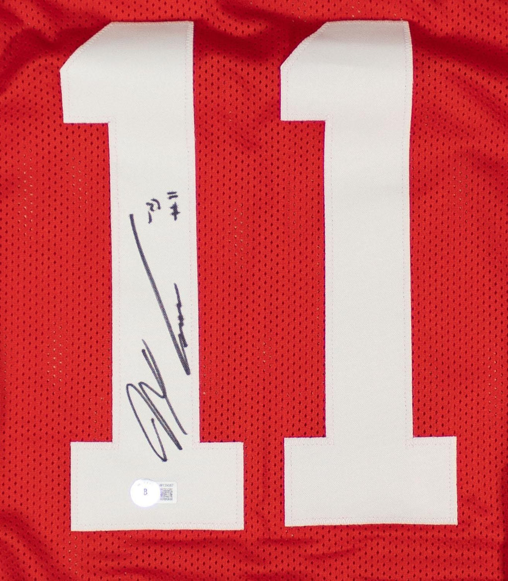 Jaxon Smith Njigba Signed Ohio State Buckeyes Custom Jersey (Beckett Certified)