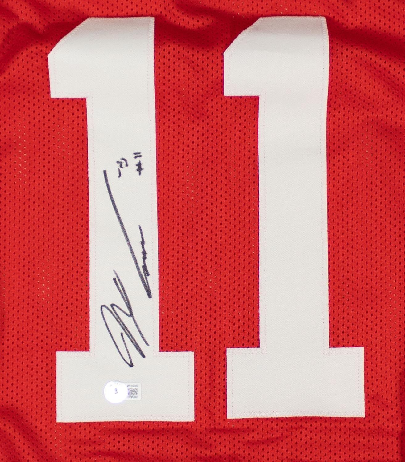 Jaxon Smith Njigba Signed Ohio State Buckeyes Custom Jersey (Beckett Certified)