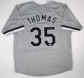 Frank Thomas Autographed Chicago White Sox Custom Jersey – Beckett Witness Certi