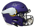 Justin Jefferson Autographed Full-Size Minnesota Vikings On-Field SpeedFlex Helm