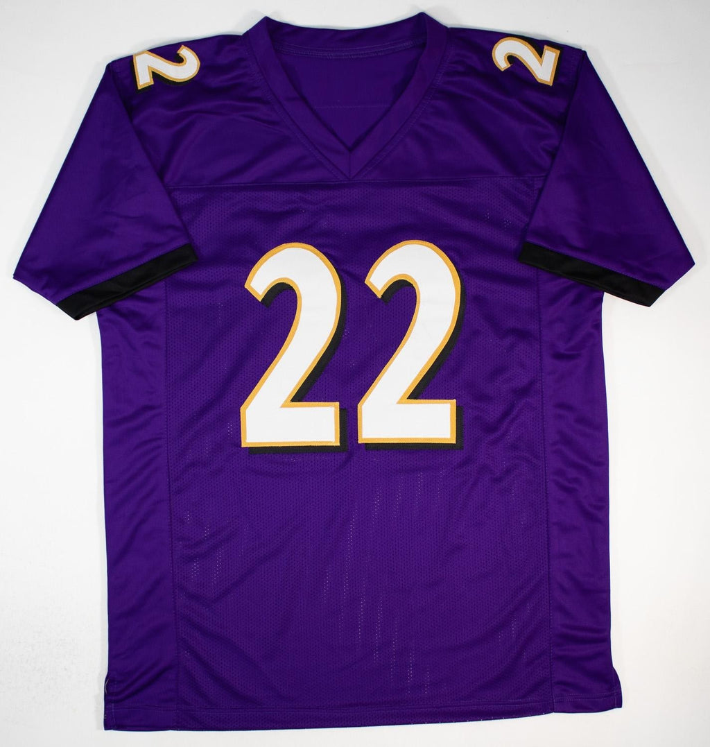 Derrick Henry Signed Baltimore Ravens Custom Jersey | Beckett Certified