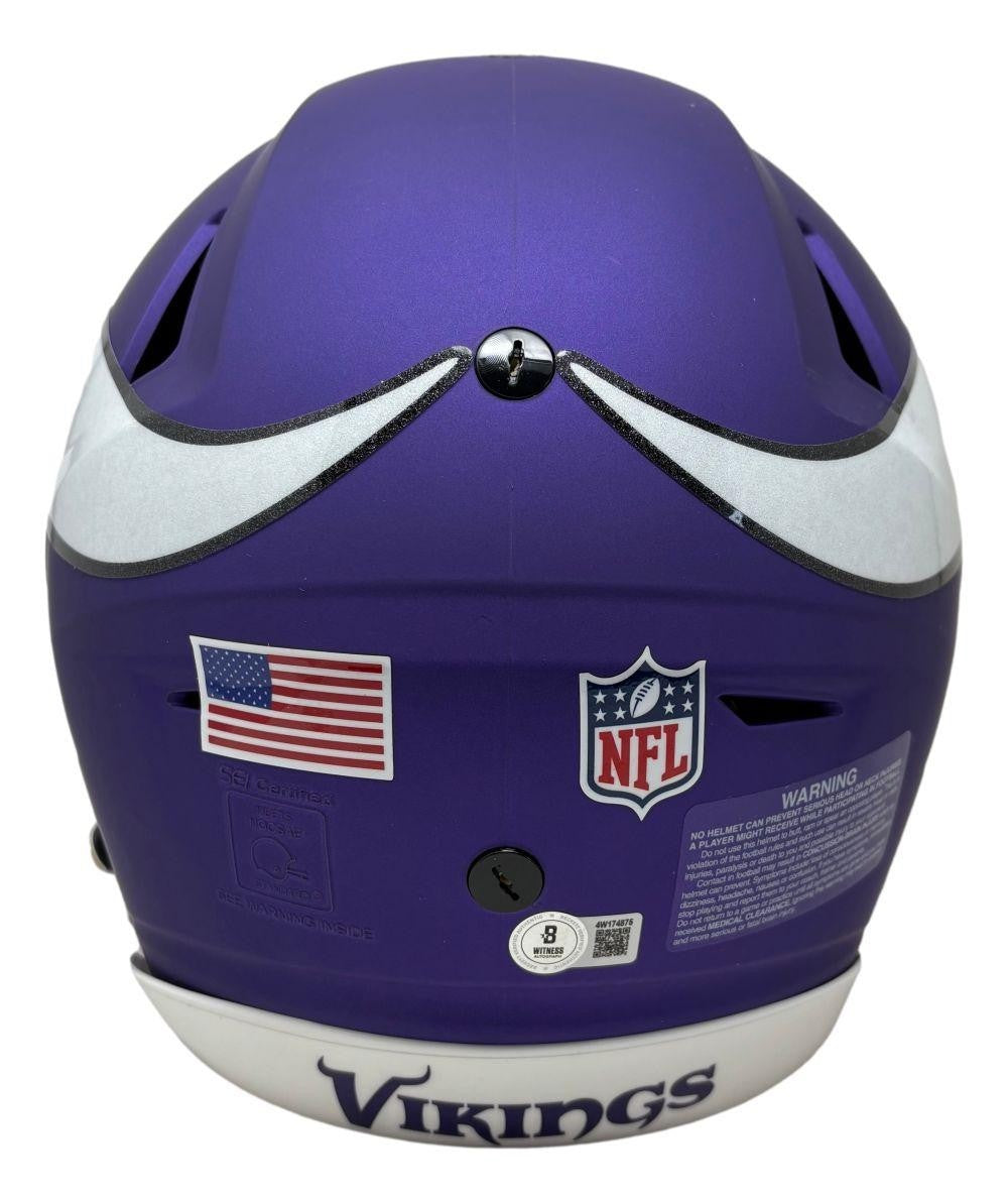 Justin Jefferson Autographed Full-Size Minnesota Vikings On-Field SpeedFlex Helm