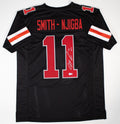 Jaxon Smith-Njigba Autographed Ohio State Buckeyes Jersey Rare Black – Beckett