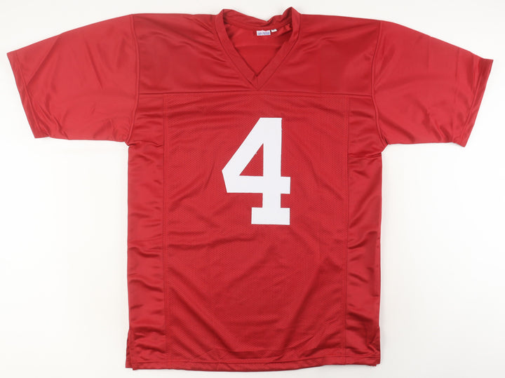 Jalen Milroe Signed Custom Jersey JSA COA Alabama Crimson Tide Autograph