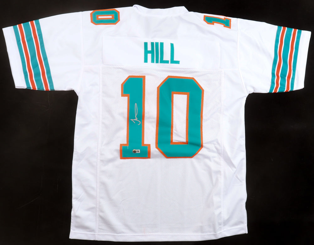Tyreek Hill Signed Custom Jersey Beckett COA Miami Dolphins Autograph