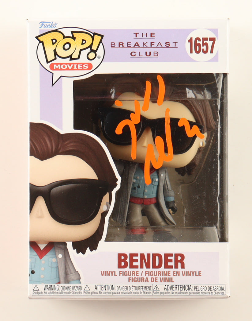 Judd Nelson Signed The Breakfast Club Bender #1657 Funko Pop Vinyl Figure JSA COA