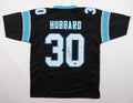 Chuba Hubbard Signed Custom Jersey Beckett COA Carolina Panthers Autograph