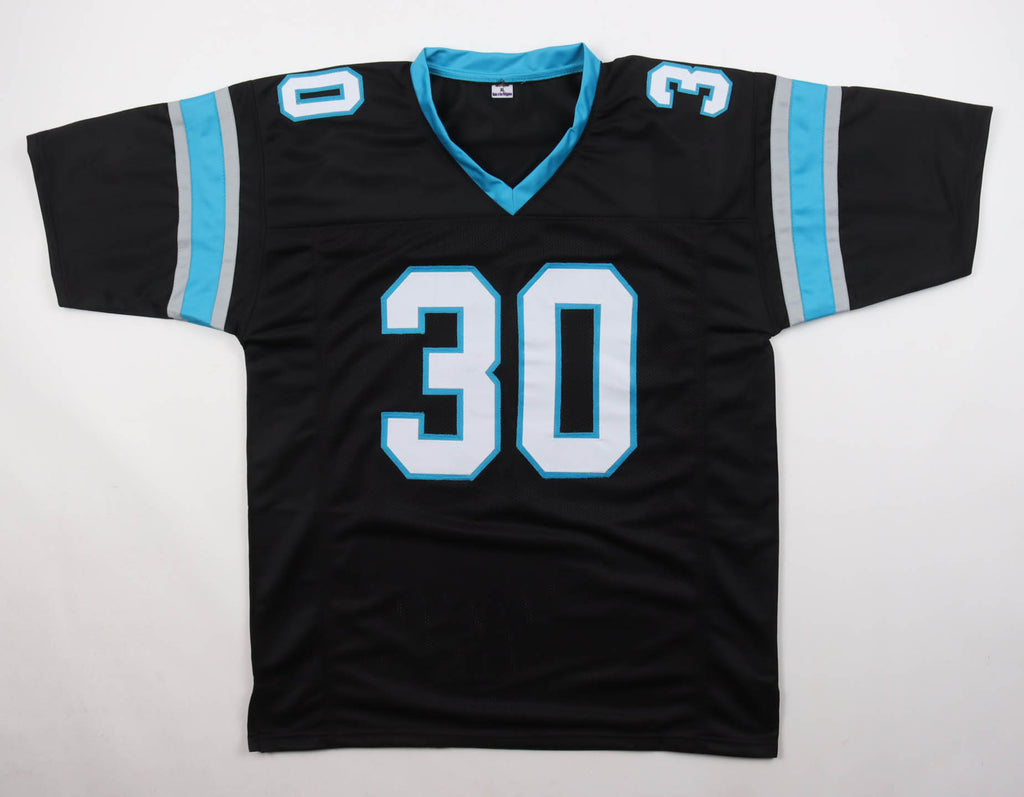 Chuba Hubbard Signed Custom Jersey Beckett COA Carolina Panthers Autograph