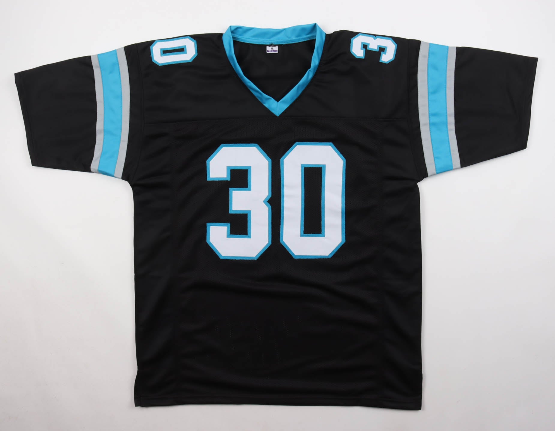 Chuba Hubbard Signed Custom Jersey Beckett COA Carolina Panthers Autograph