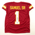 Deebo Samuel Sr. Signed Custom Jersey Beckett COA Washington Commanders Autograph