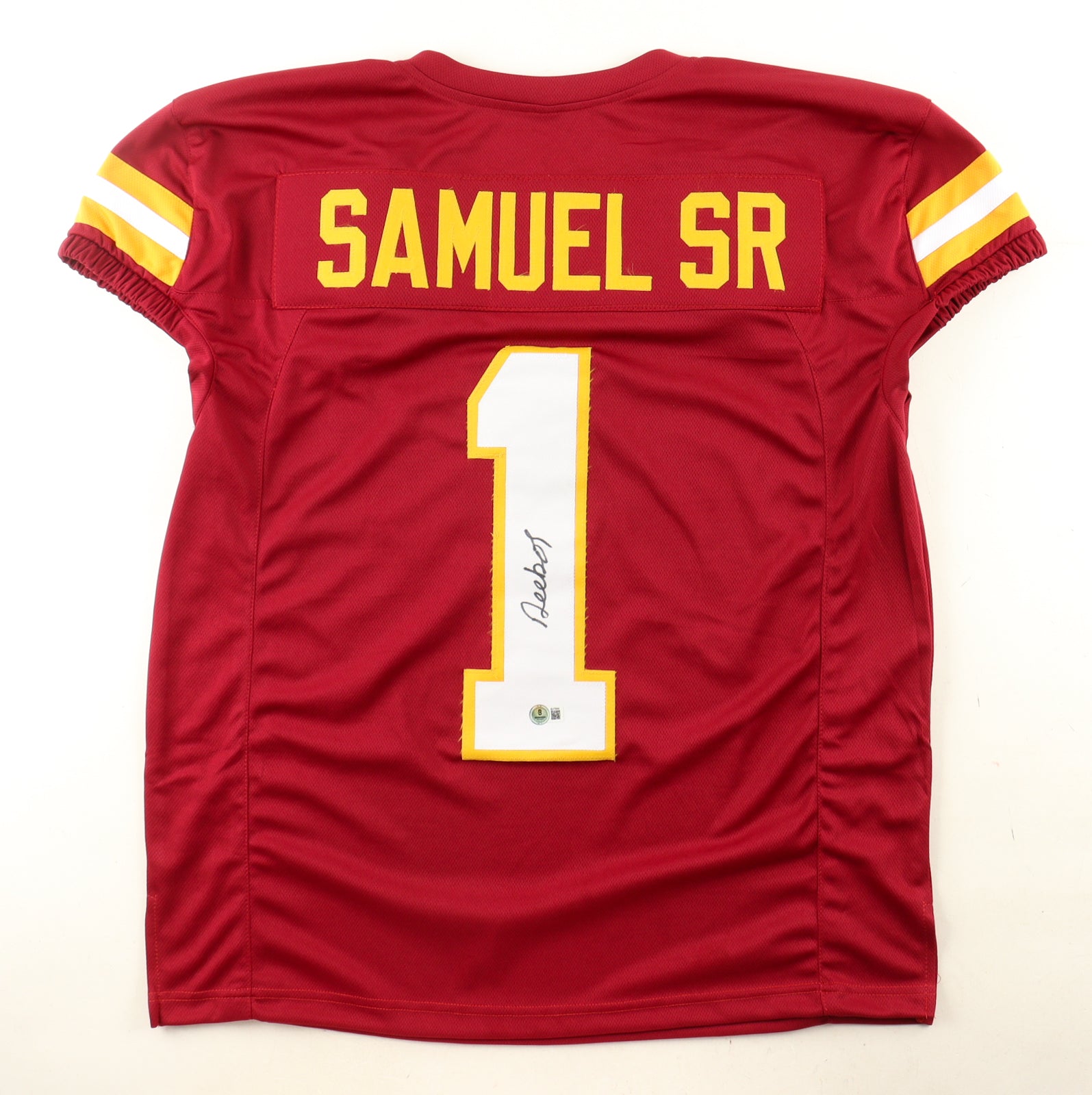 Deebo Samuel Sr. Signed Custom Jersey Beckett COA Washington Commanders Autograph