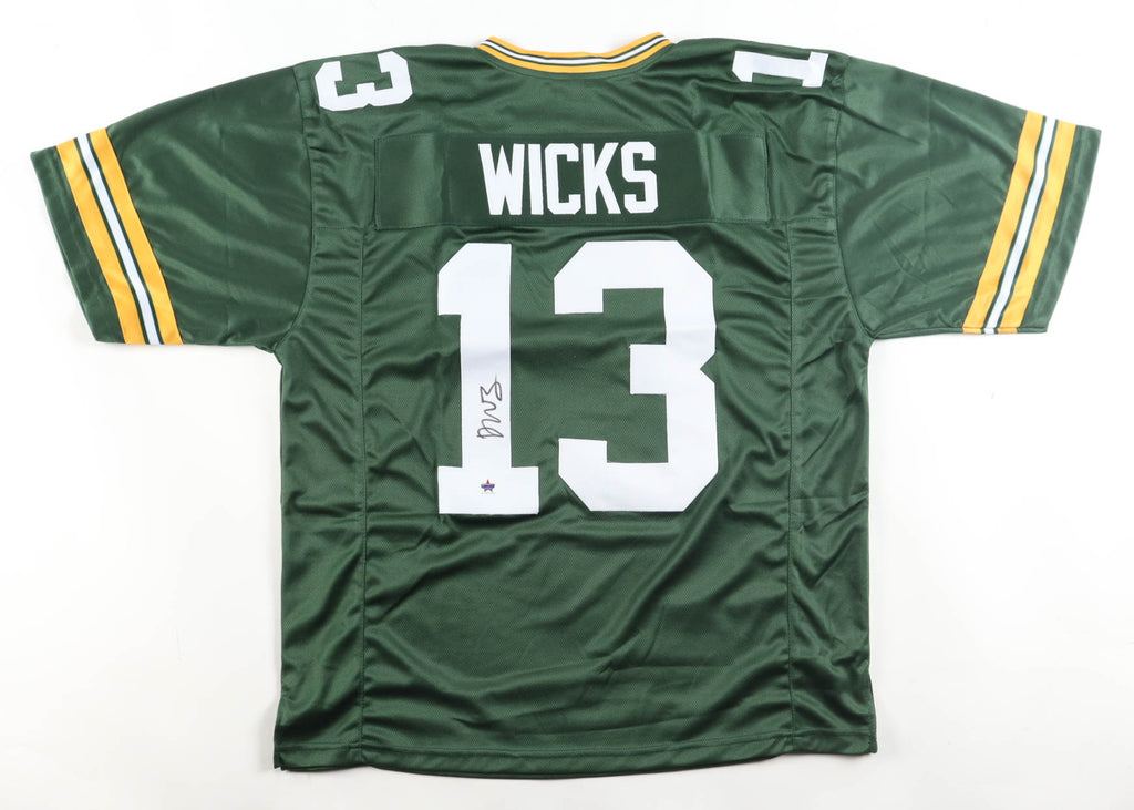 Dontayvion Wicks Signed Jersey Gameday Sports Authentication COA Green Bay Packers Autograph