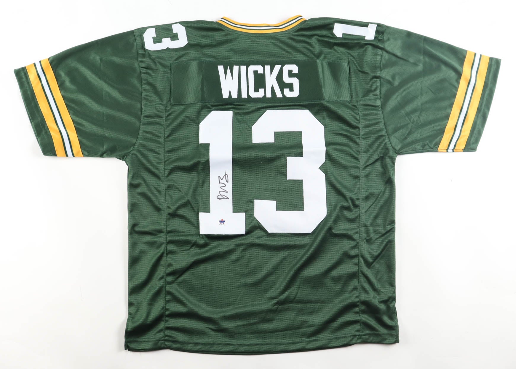Dontayvion Wicks Signed Jersey Gameday Sports Authentication COA Green Bay Packers Autograph