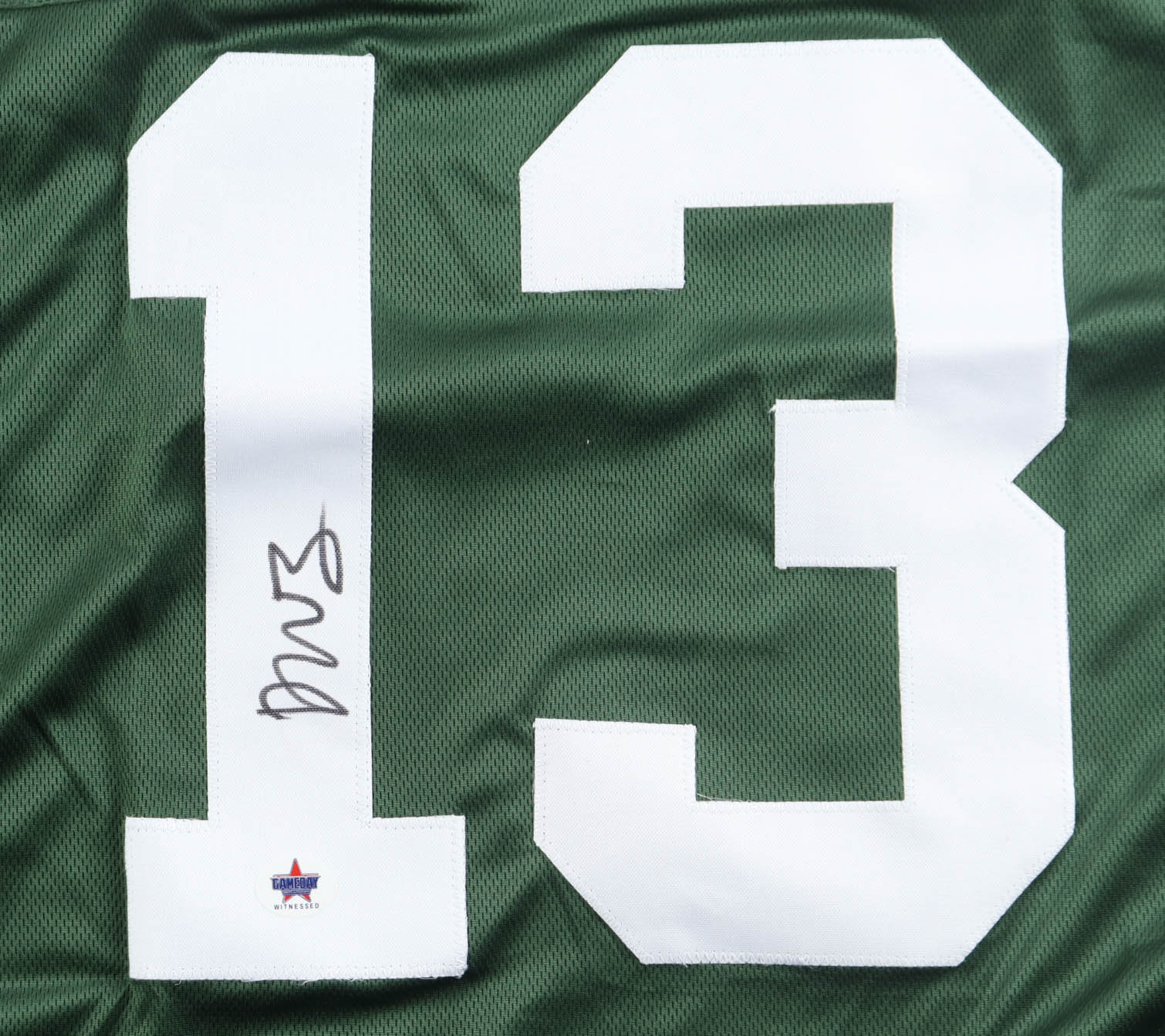 Dontayvion Wicks Signed Jersey Gameday Sports Authentication COA Green Bay Packers Autograph