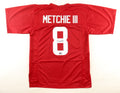 John Metchie III Signed Custom Jersey JSA COA Alabama Crimson Tide Autograph