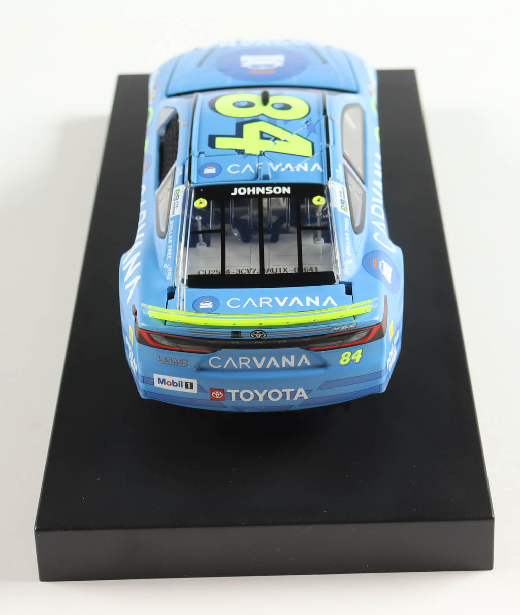 Jimmie Johnson Signed 2025 #84 Carvana 700th Start Camry 1:24 Diecast Car — Lionel COA