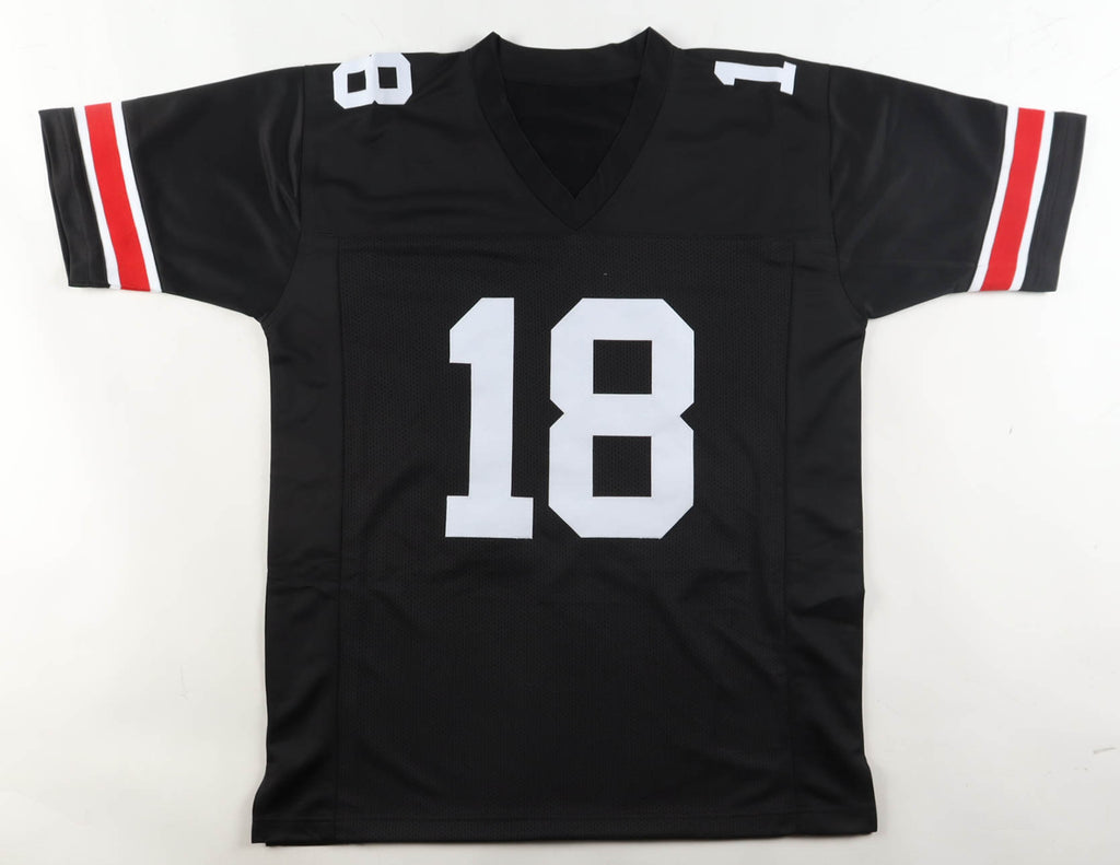 Will Howard Signed Custom Black Alt Jersey Beckett COA Ohio State Buckeyes Autograph
