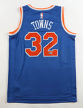 Karl-Anthony Towns Signed New York Knicks Nike Authentic Jersey Size 48 Beckett COA