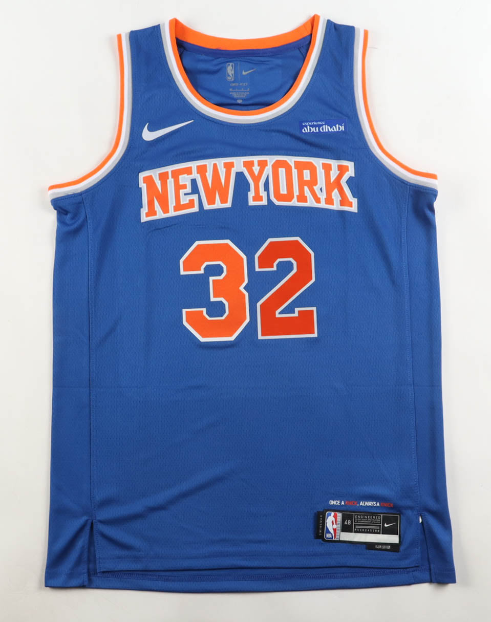 Karl-Anthony Towns Signed New York Knicks Nike Authentic Jersey Size 48 Beckett COA