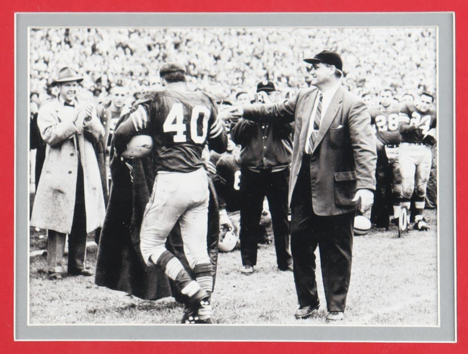 Howard "Hopalong" Cassady Signed Custom Framed Jersey Display - JSA COA