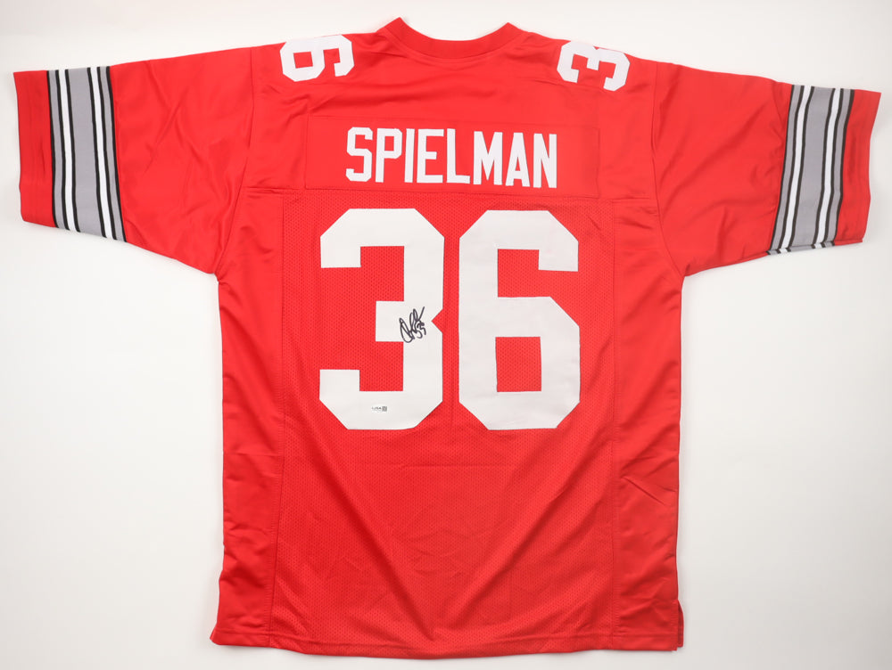 Chris Spielman Signed Ohio State Buckeyes Custom Jersey - JSA COA