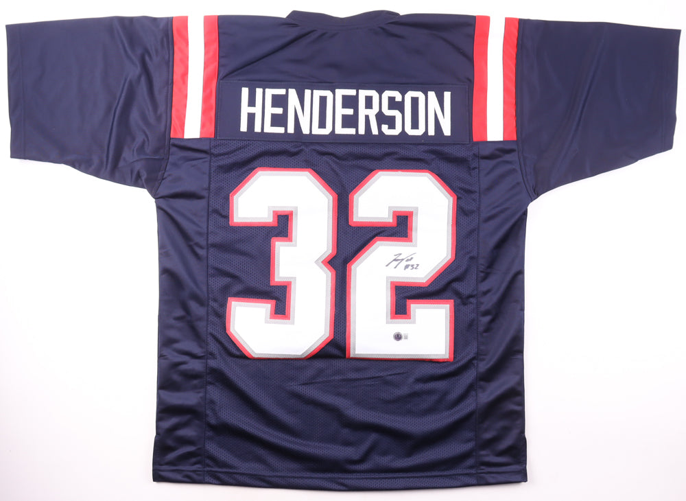 TreVeyon Henderson Signed Jersey Beckett COA Autograph