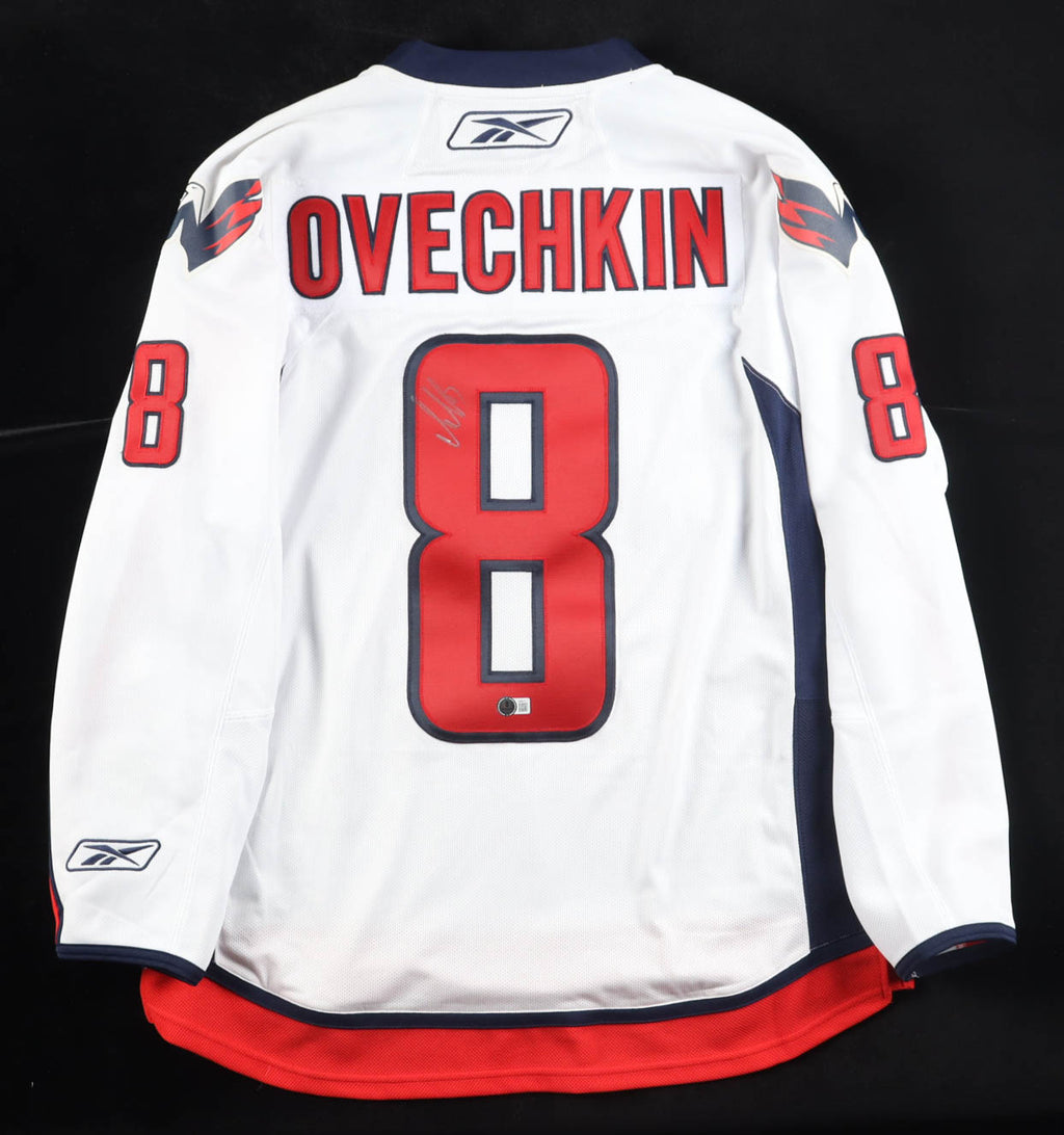 Alexander Ovechkin Signed Washington Capitals Reebok Authentic Jersey Beckett COA
